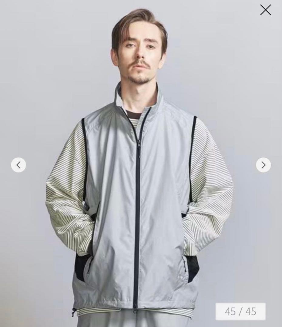 Goldwin x BEAUTY&YOUTH パックベスト 3 グレー
