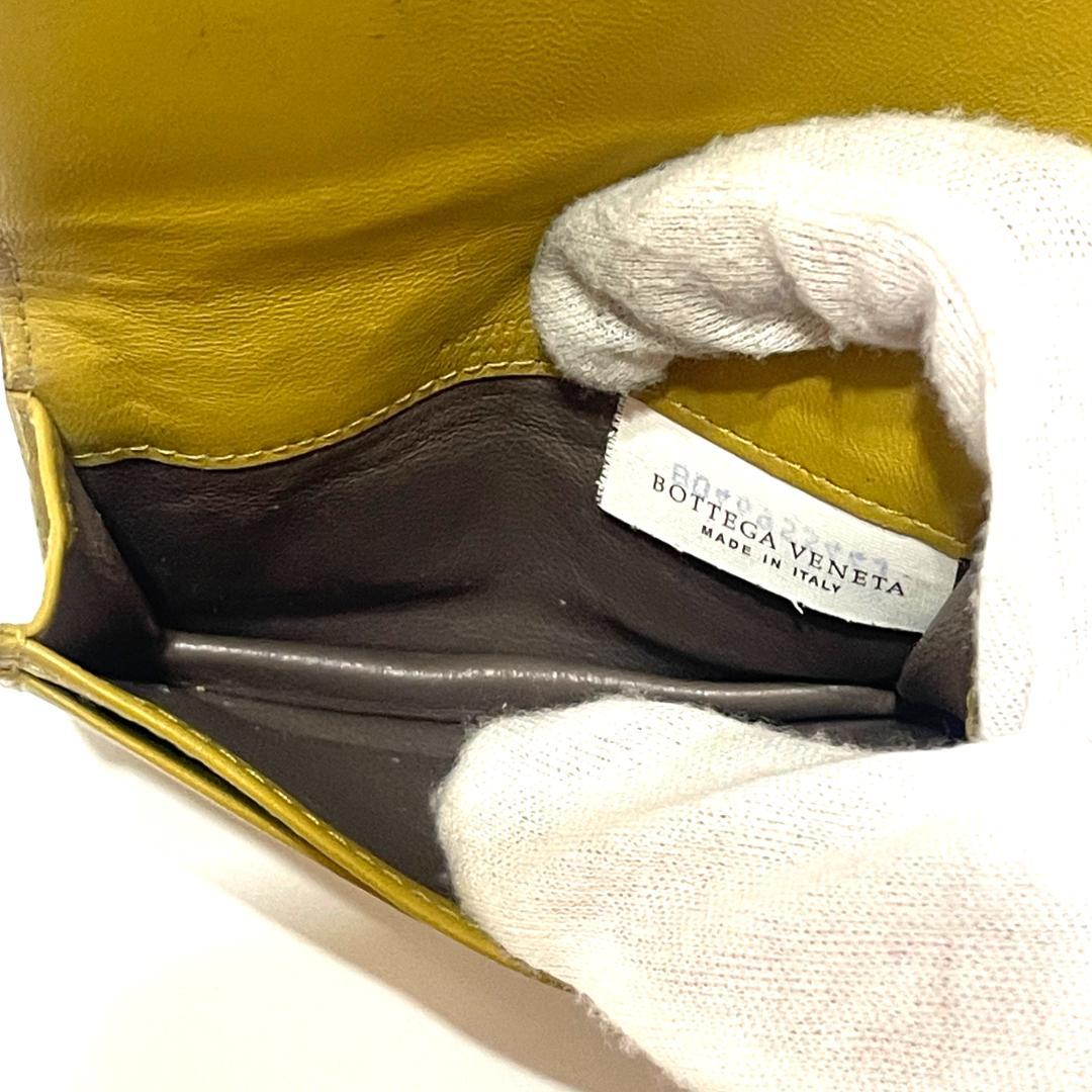 Bottega Veneta ボッテガ・ヴェネタ グリーン レザー 名刺入れ