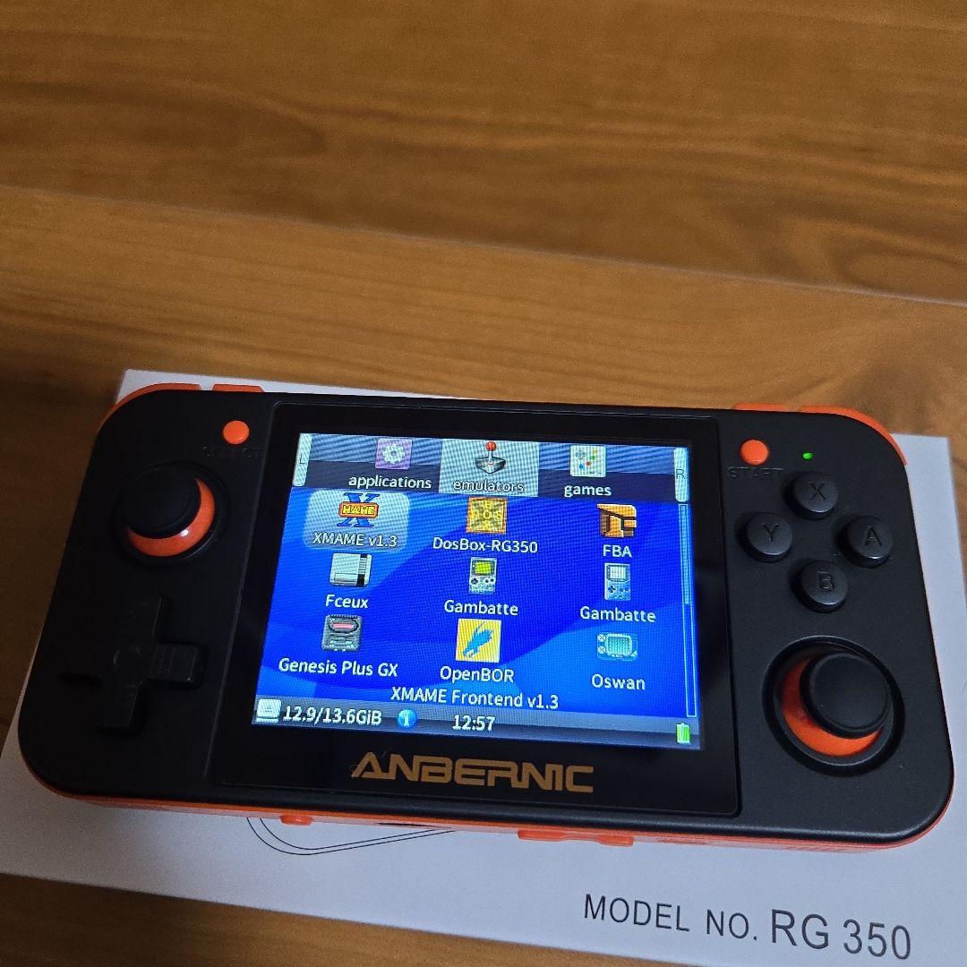 RG350 ポータブルゲームプレイヤー本体 &ケース付き