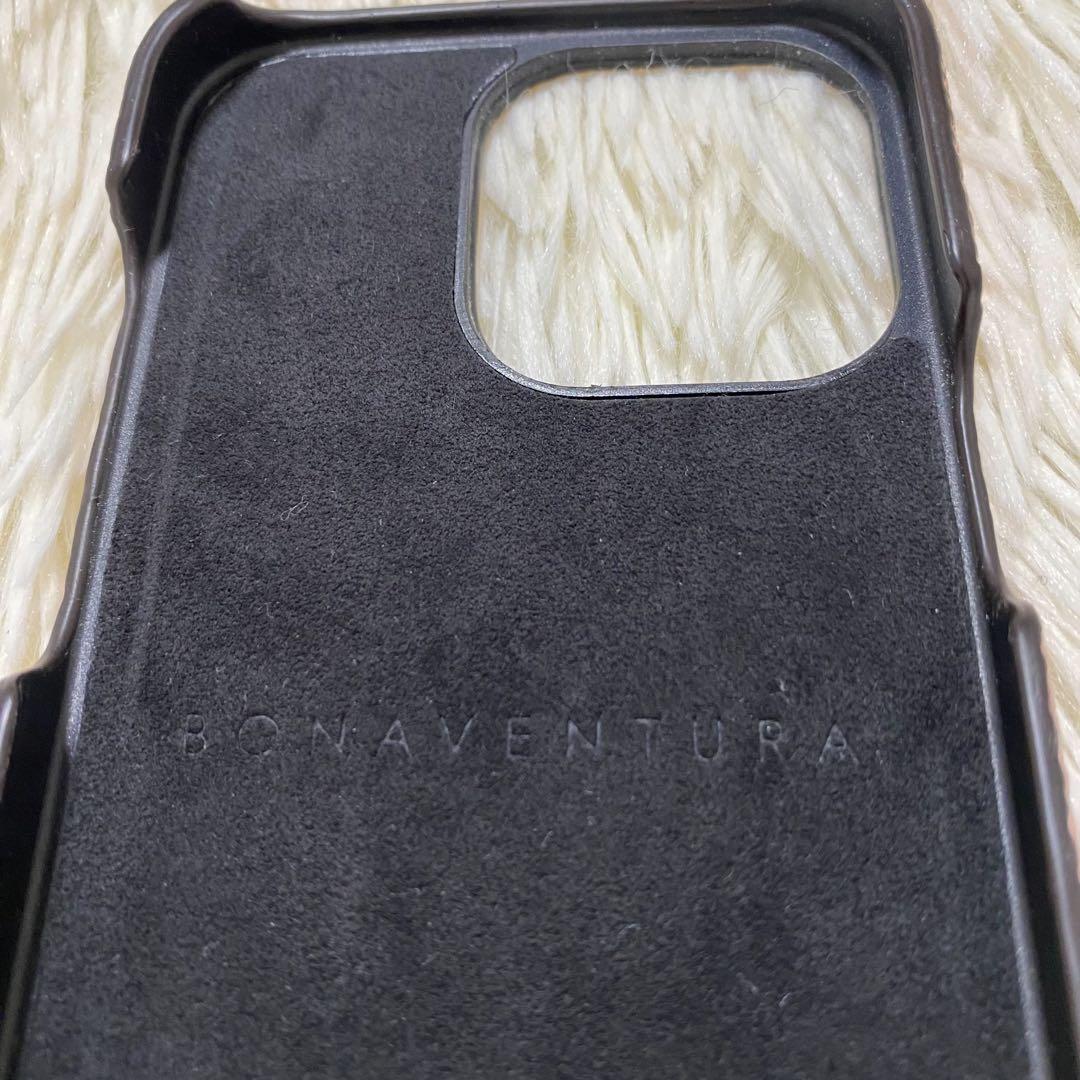 【極美品✨】ボナベンチュラ iPhone 15Pro スマホケース クロコピンク