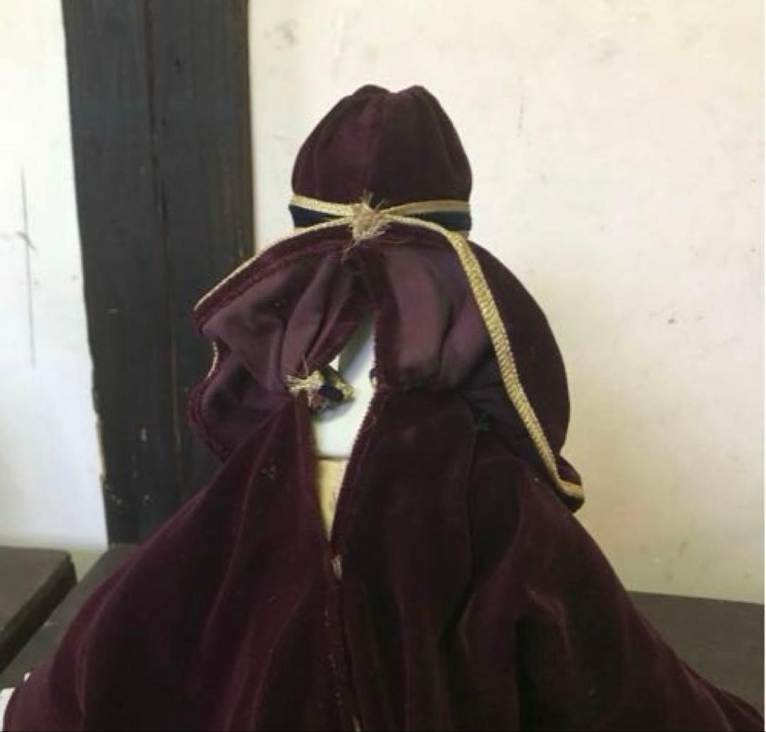 美品　希少　ビスクドール　ピエロ　人形　欠けなく良品　大きめサイズ　ビンテージ