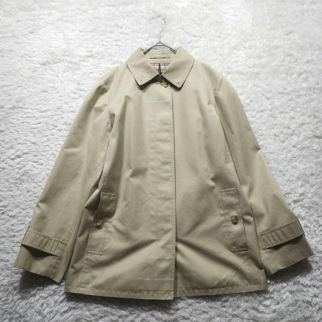 美品✨バーバリーロンドン　スプリングコート　ショート丈　ノバチェック　ベルト　M