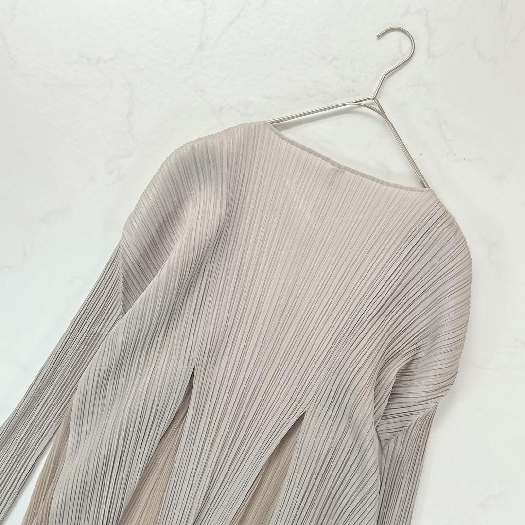 プリーツプリーズ 長袖カーディガン イッセイミヤケ PLEATS PLEASE