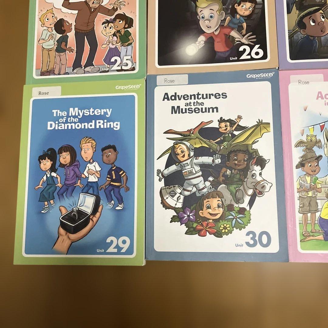 グレープシード 英語 adventure reader unit 21〜32