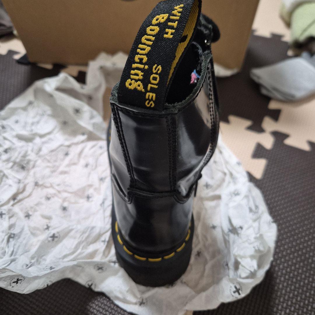 【Dr.Martens】ドクターマーチン 8ホール　厚底ブーツ　ブラック