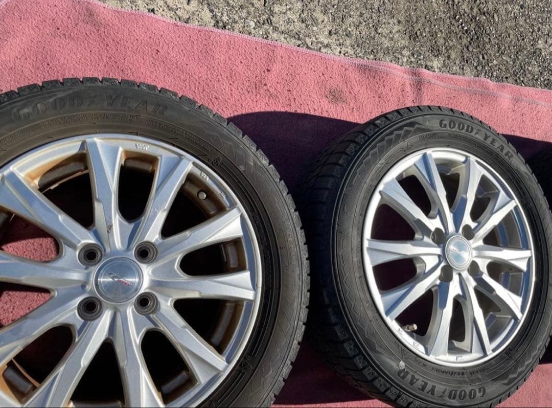 ✨塩原✨185/60R15 スタッドレス✨アルミ付✨３本✨グッドイヤー
