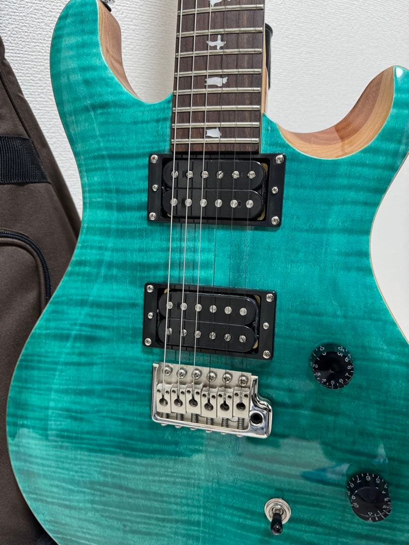 【新生活応援】PRS SE Custom 24 Turquoise エレキギター