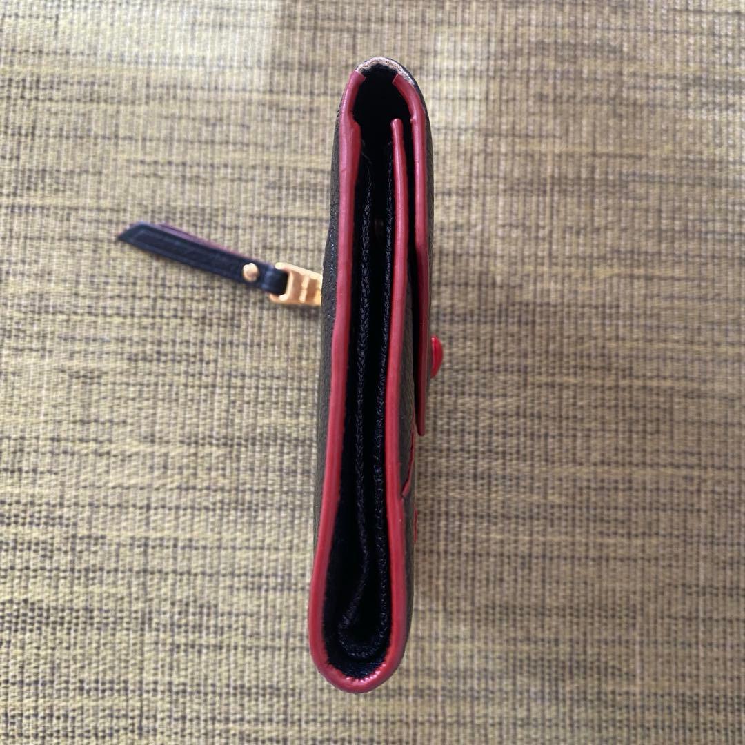 miumiu ラブレター型 三つ折り財布