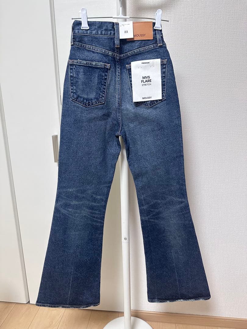 パンツ MOUSSY MVS D/BLU FLARE