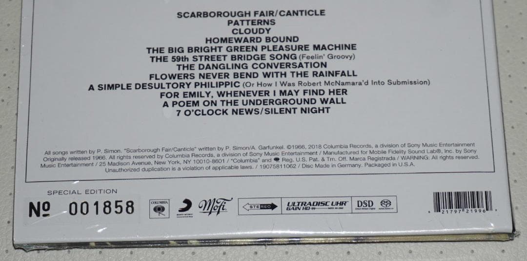 新品 SACD　Parsley, Sage…　サイモン&ガーファンクル