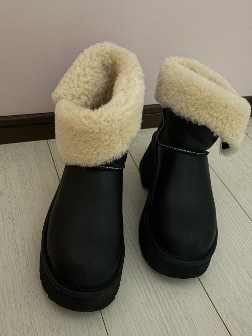 UGG ブラック ショートブーツ 38