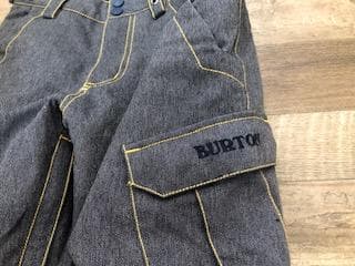 Burton スノーボード ジュニア キッズ パンツ （Ｍサイズ/ジーンズ風)