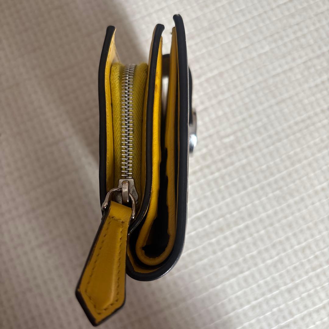Fendi 二つ折り財布 ブラウン/イエロー