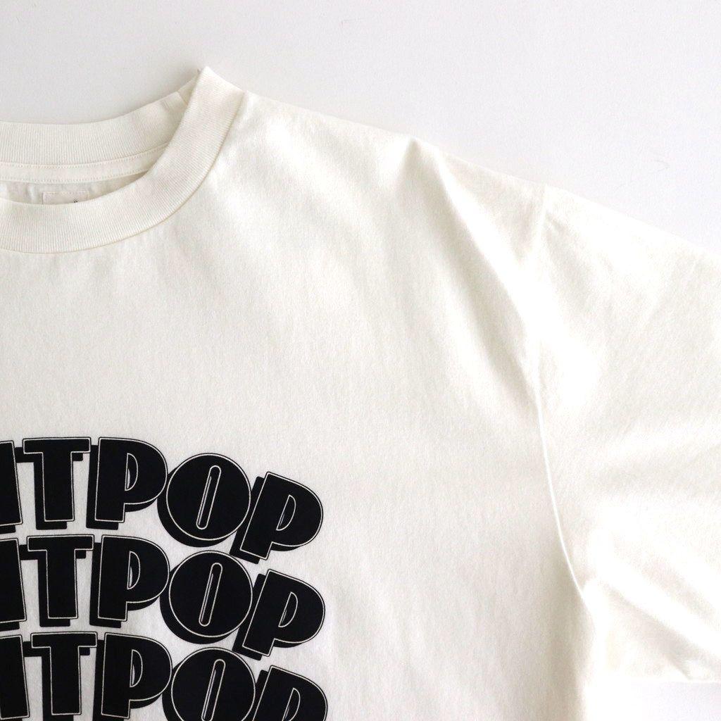 blurhms ROOTSTOCK BRITPOP PRINT WIDE 白×黒