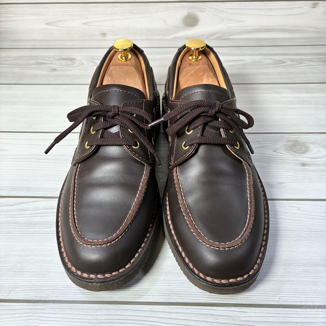 1355【美品】リーガルウォーカー 604 デッキシューズ 茶 24.5