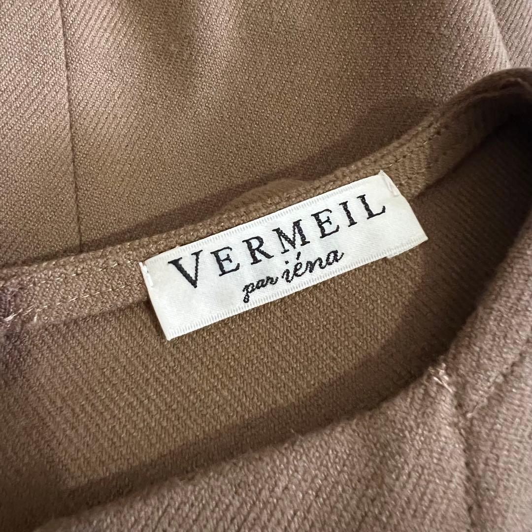 VERMEIL par iena カレンダーストレッチウエストシェイプワンピース