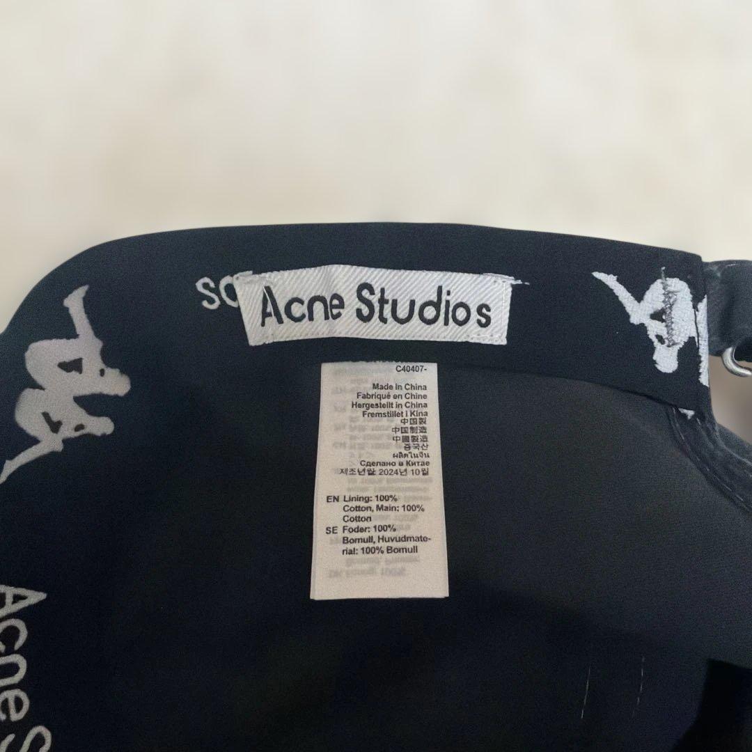 Acne Studios×kappa ベースボールキャップ 黒
