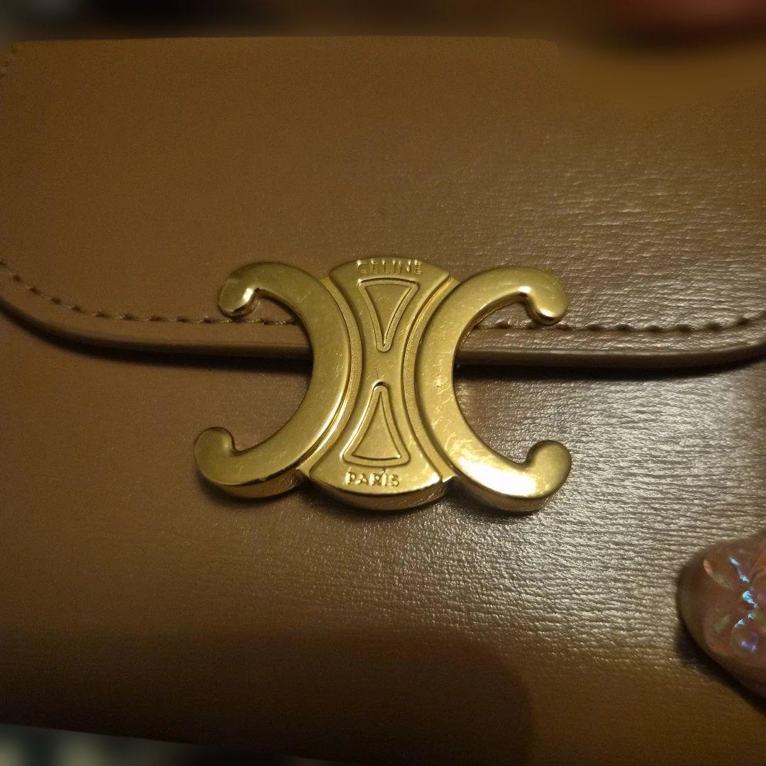 y*︎様 CELINE ブラウン 三つ折り財布