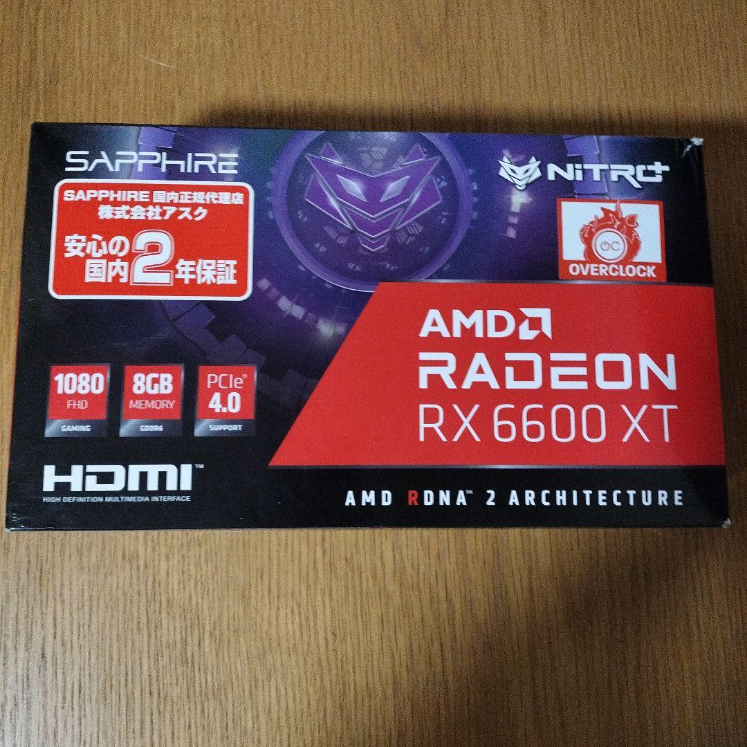 グラフィックボード・グラボ・ビデオカード SAPPHIRE RADEON RX 6600 XT