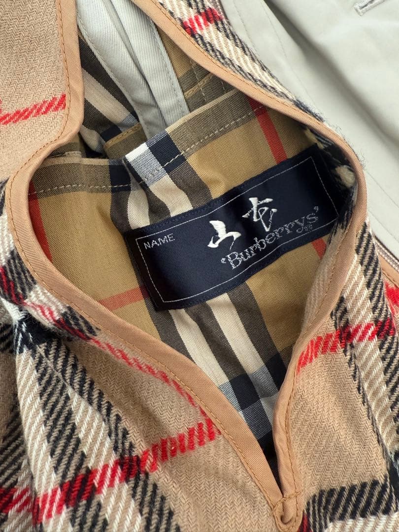 【希少】Burberrys バーバリー ステンカラーコート ノバチェック