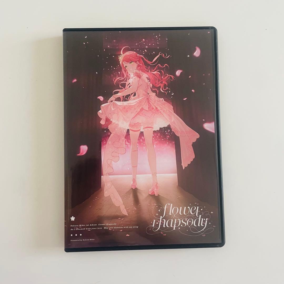 さくらみこ CD flower rhapsody数量限定盤 初回限定盤