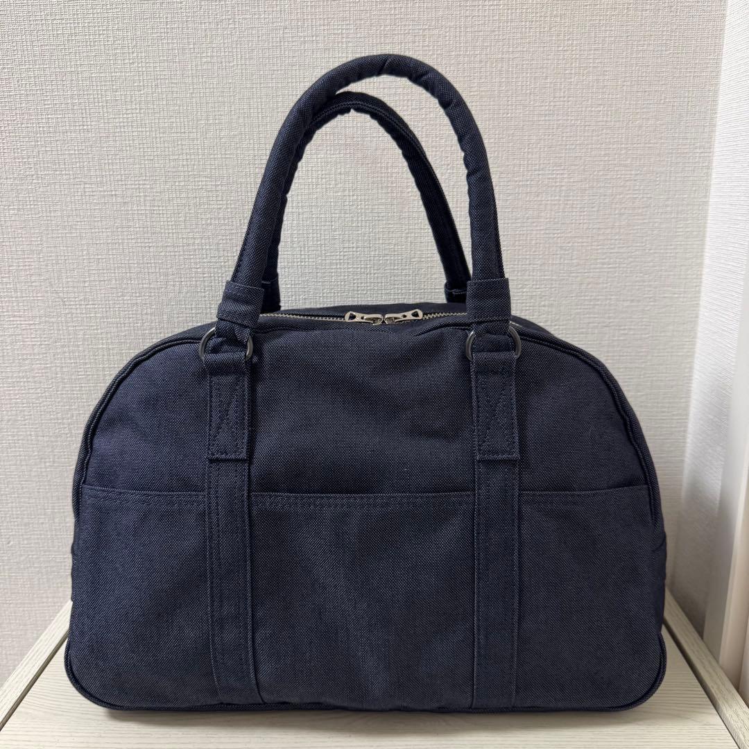 【新品同様】PORTER ポーター スモーキー ボストンバッグ ネイビー