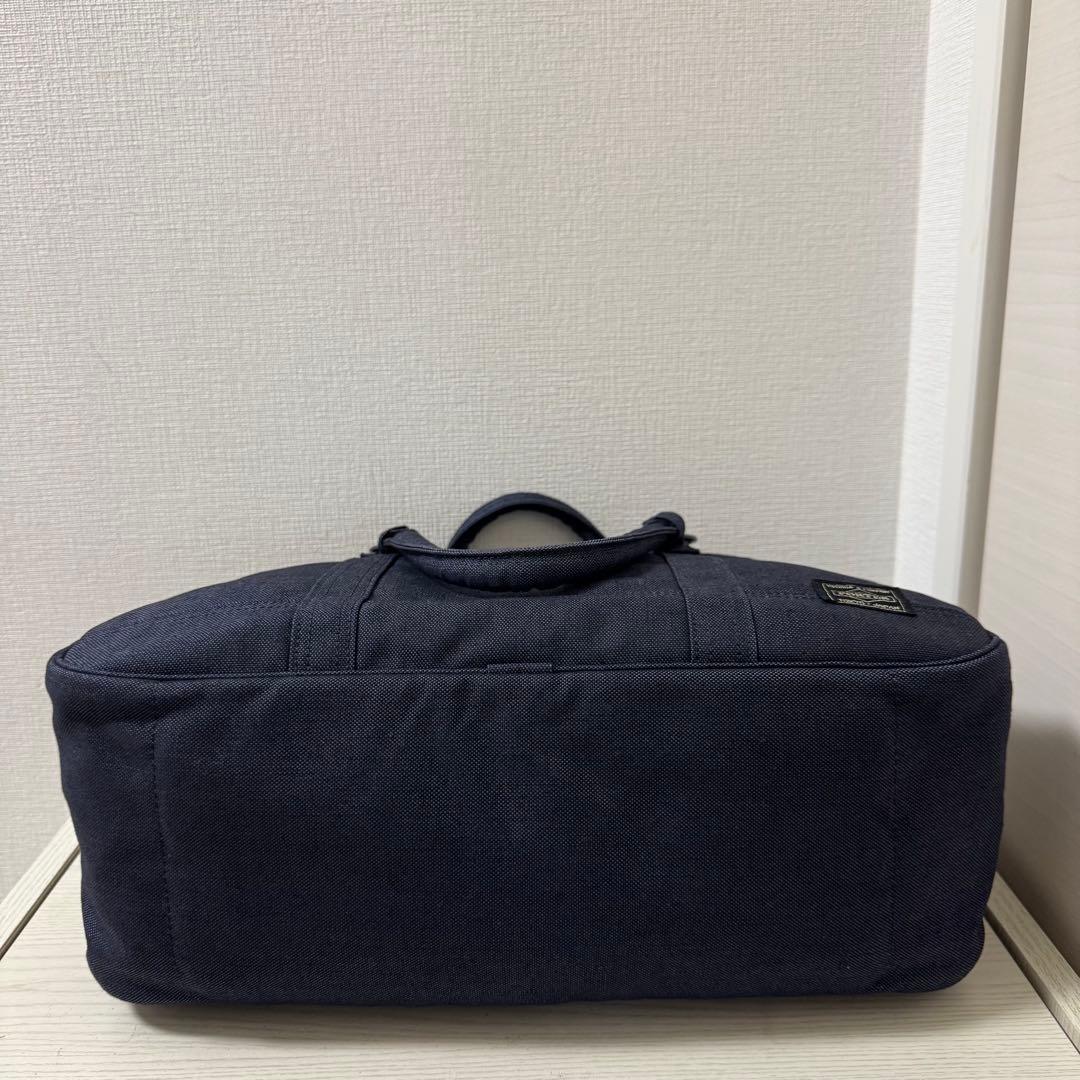 【新品同様】PORTER ポーター スモーキー ボストンバッグ ネイビー