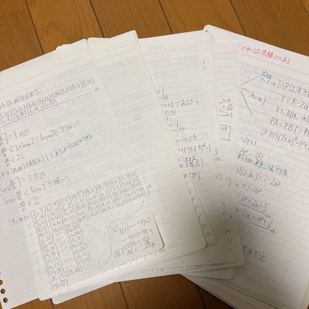 東工大数学(石川先生) 駿台冬季講習　板書付き