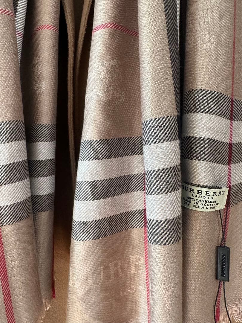 Burberry ストール シルクカシミヤ180cm×70cm