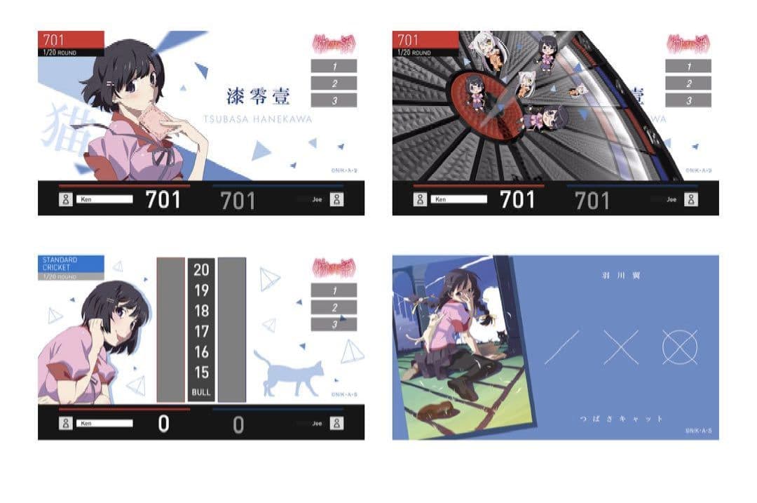 物語シリーズ 化物語 DARTSLIVEカード 羽川翼