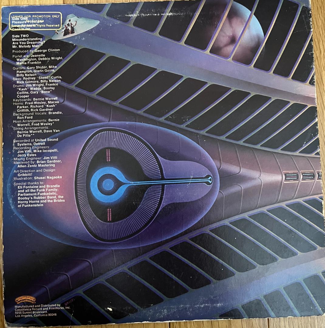 LP Parlet Pleasure Principle USオリジナル