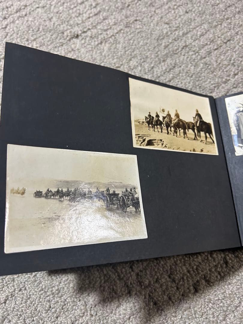こ*は様 旧日本軍時代　在営記念写真アルバム　110枚程