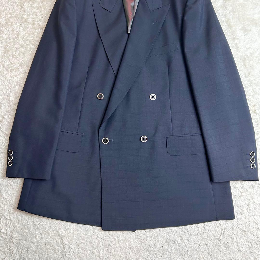 dunhill カスタムメイド シャドーチェック ダブルスーツ セットアップ