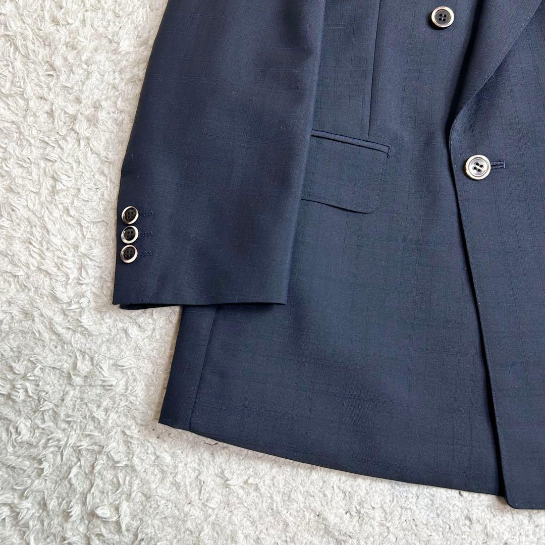 dunhill カスタムメイド シャドーチェック ダブルスーツ セットアップ