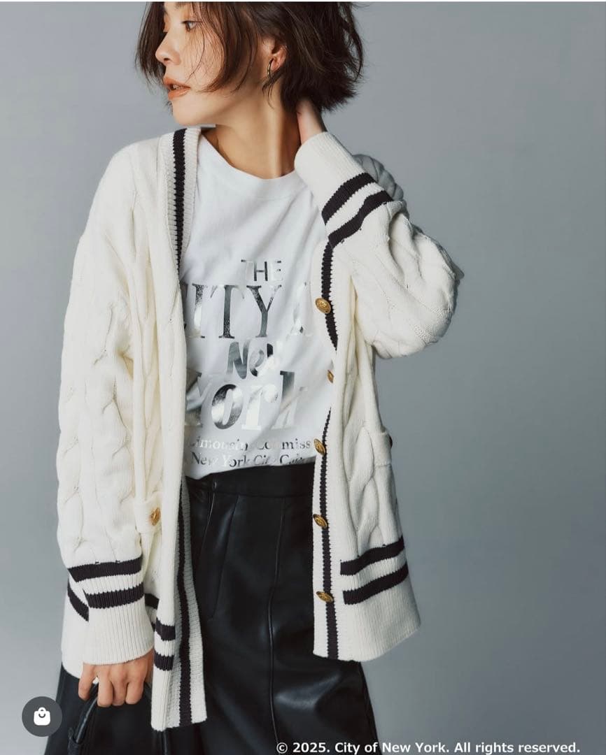 新品✨ケーブル カーディガン アルページュストーリー カデュネ マイストラーダ