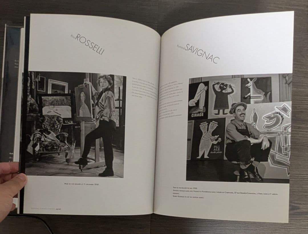 洋書　DOISNEAU: PORTRAITS D'ARTISTES
