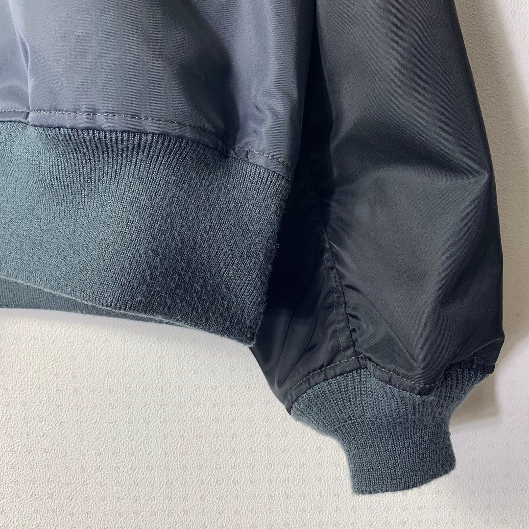 美品 BEAMS crazy ma-1 flight jacket 牛革 黒