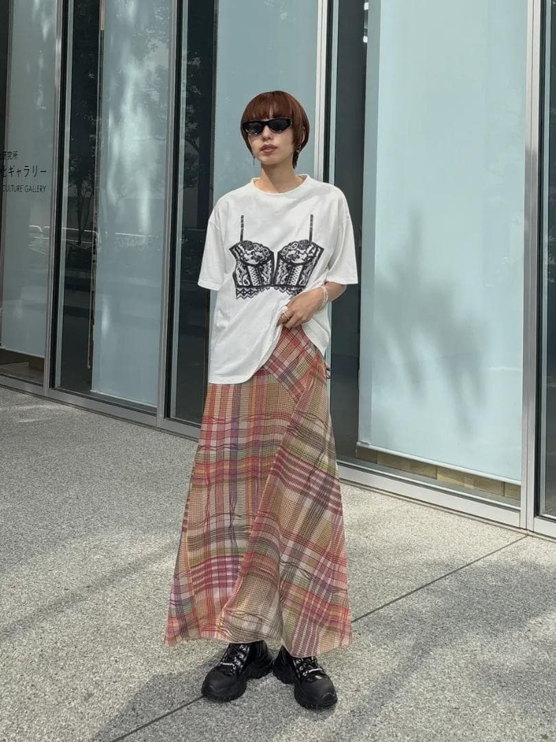新品 AMERI MEDI LINGERIE TROMPE L`OEIL TEE