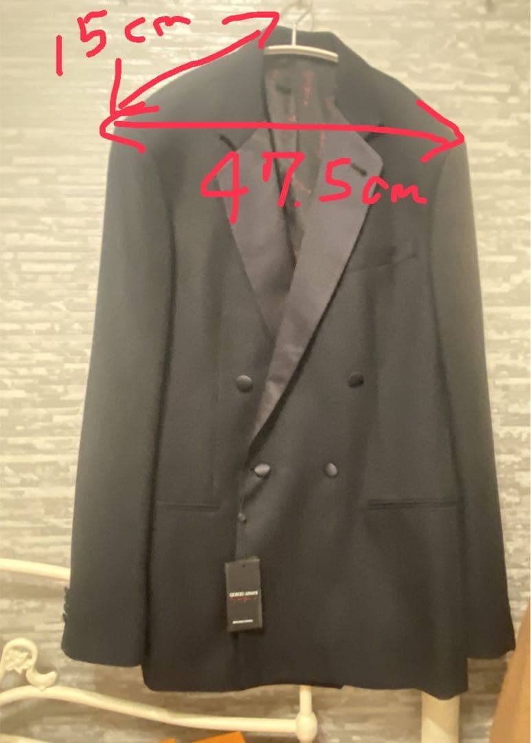 【激レア‼️新品】アルマーニ モーニング ジャケット エクスクルーシブ ダブル