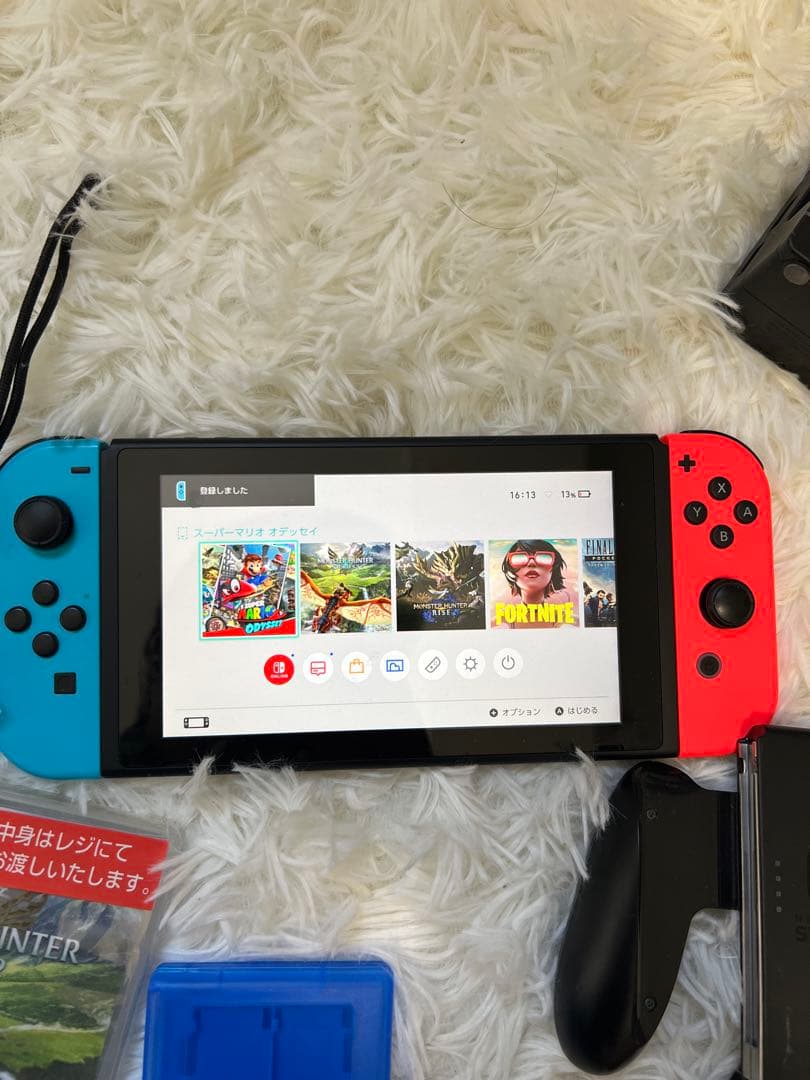 Nintendo Switch 本体 赤/青 + ゲーム3本