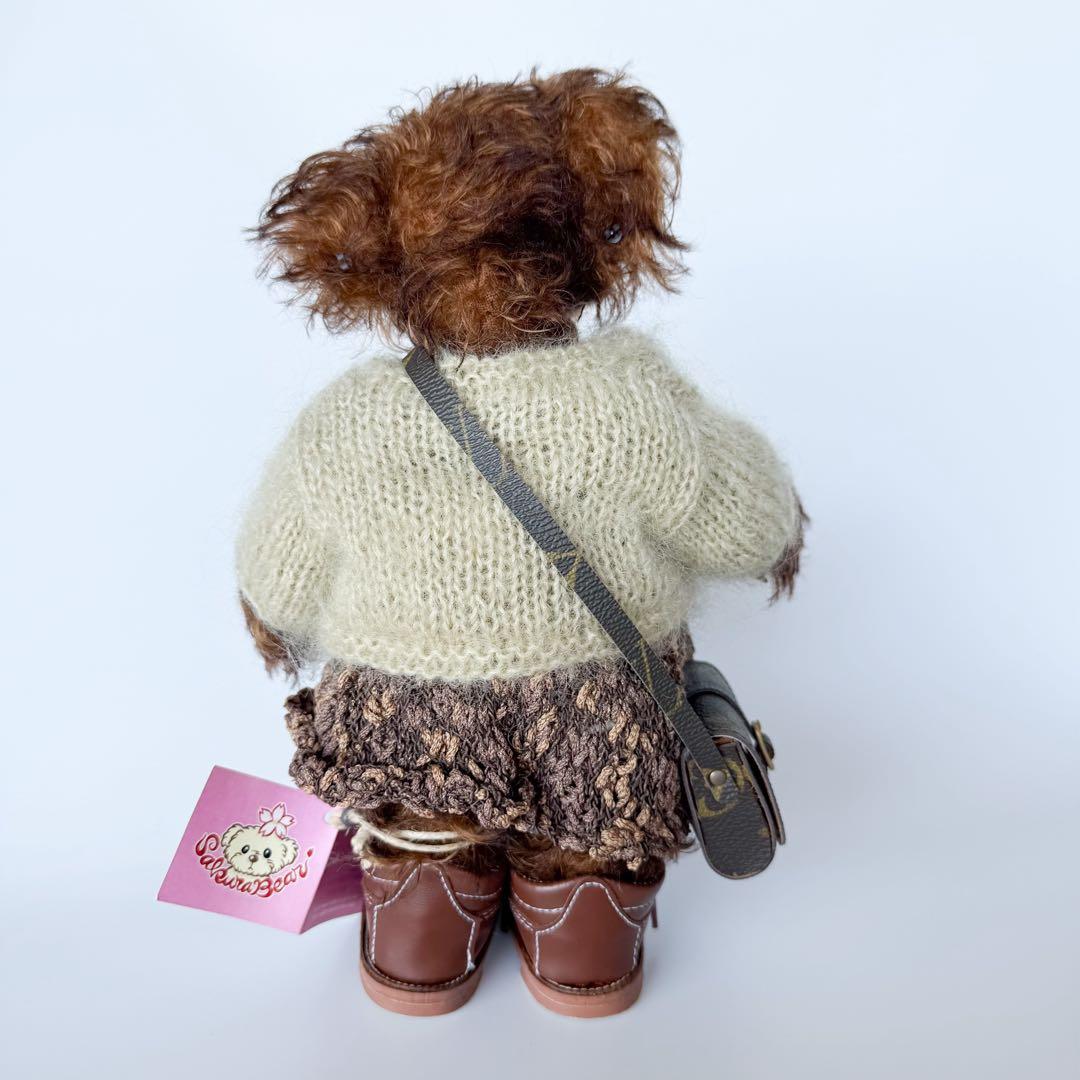 テディベア作家＊ヴィンテージ＊ぬいぐるみ＊NORIKO OKAMOTO ブラウン