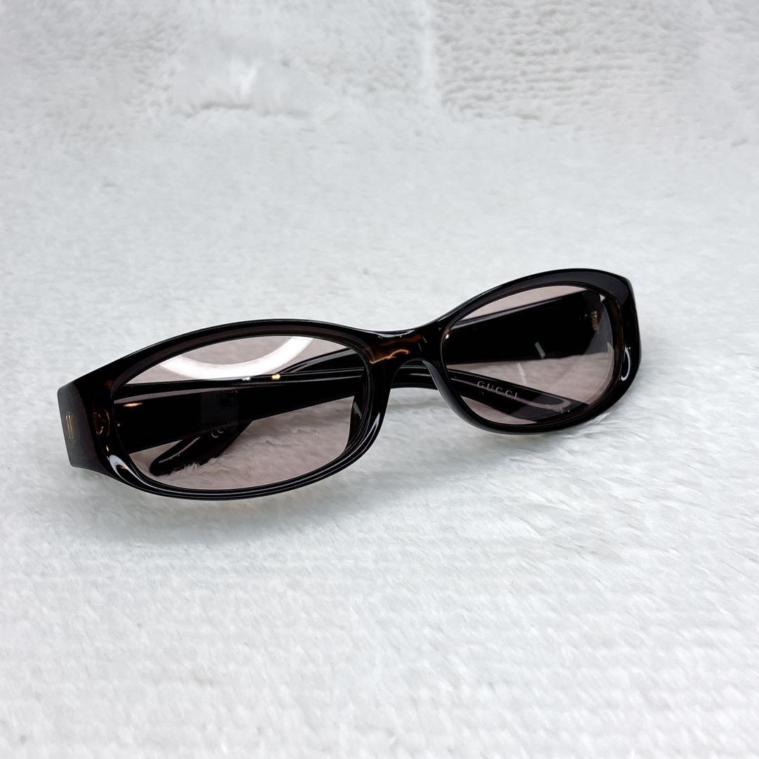 一級品✨GUCCI グッチ GG2456 クリアブラウン archive y2k