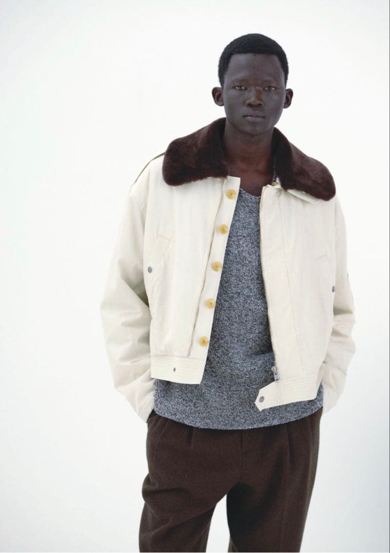 【値下げ！】WASHED FINX COTTON FLIGHT BLOUSON