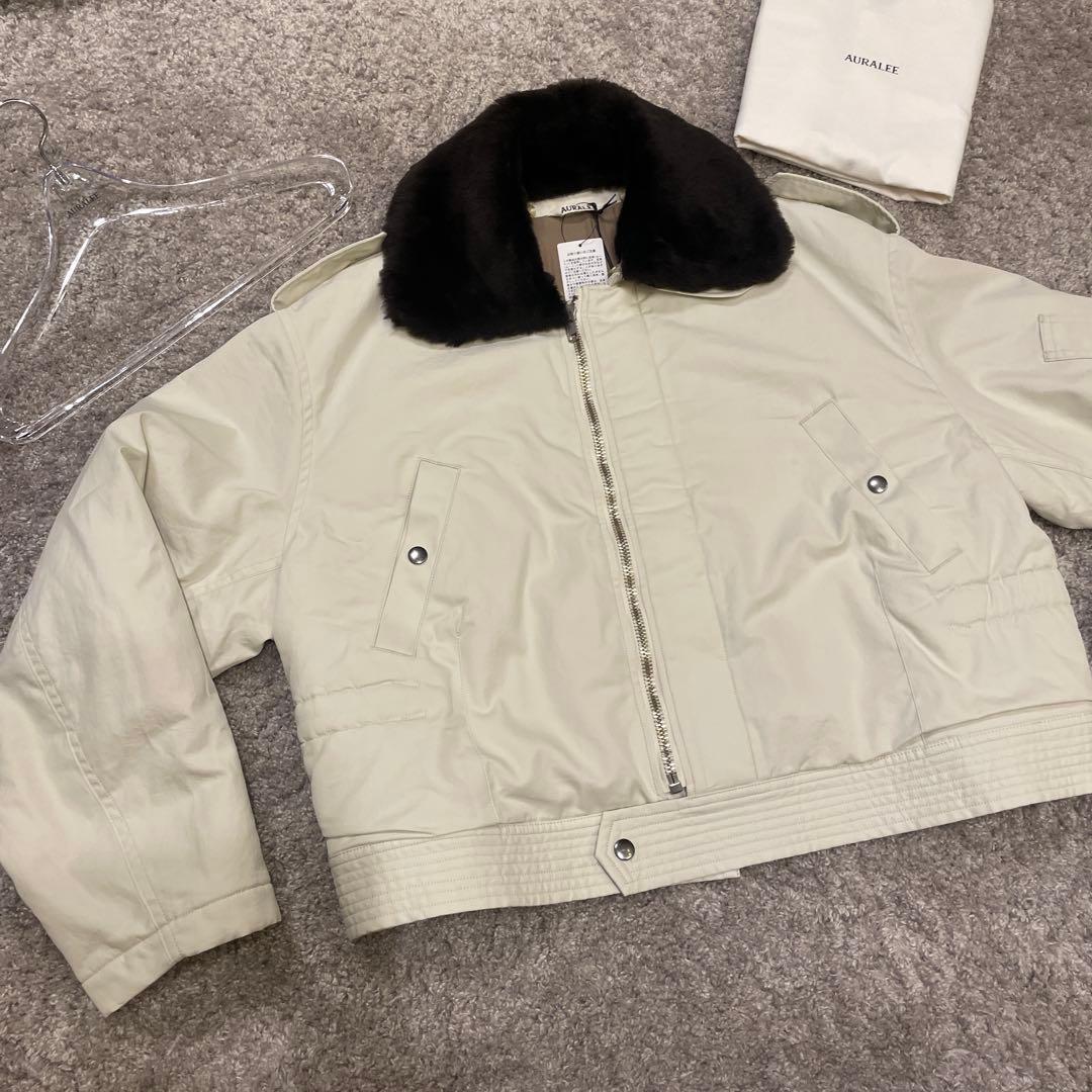 【値下げ！】WASHED FINX COTTON FLIGHT BLOUSON