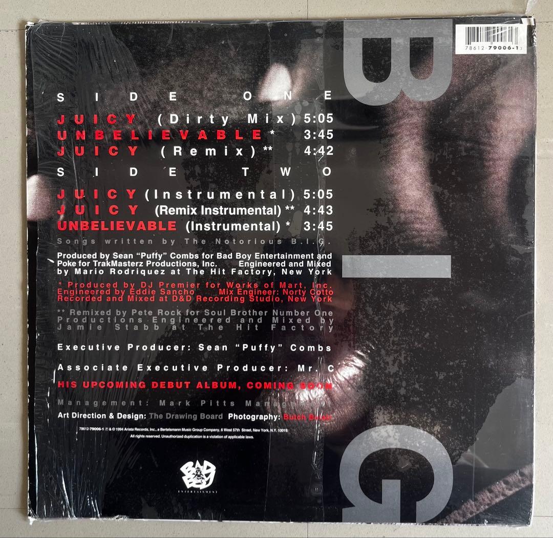 USオリジナル The Notorious BIG アナログ3点セット