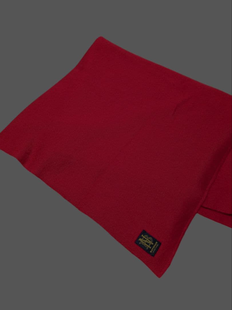 美品　BATNER スムースウール大判ストールバトナー