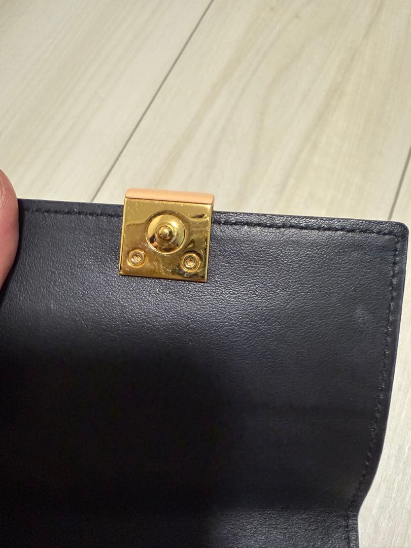 FENDI 黒 レザー 名刺入れ