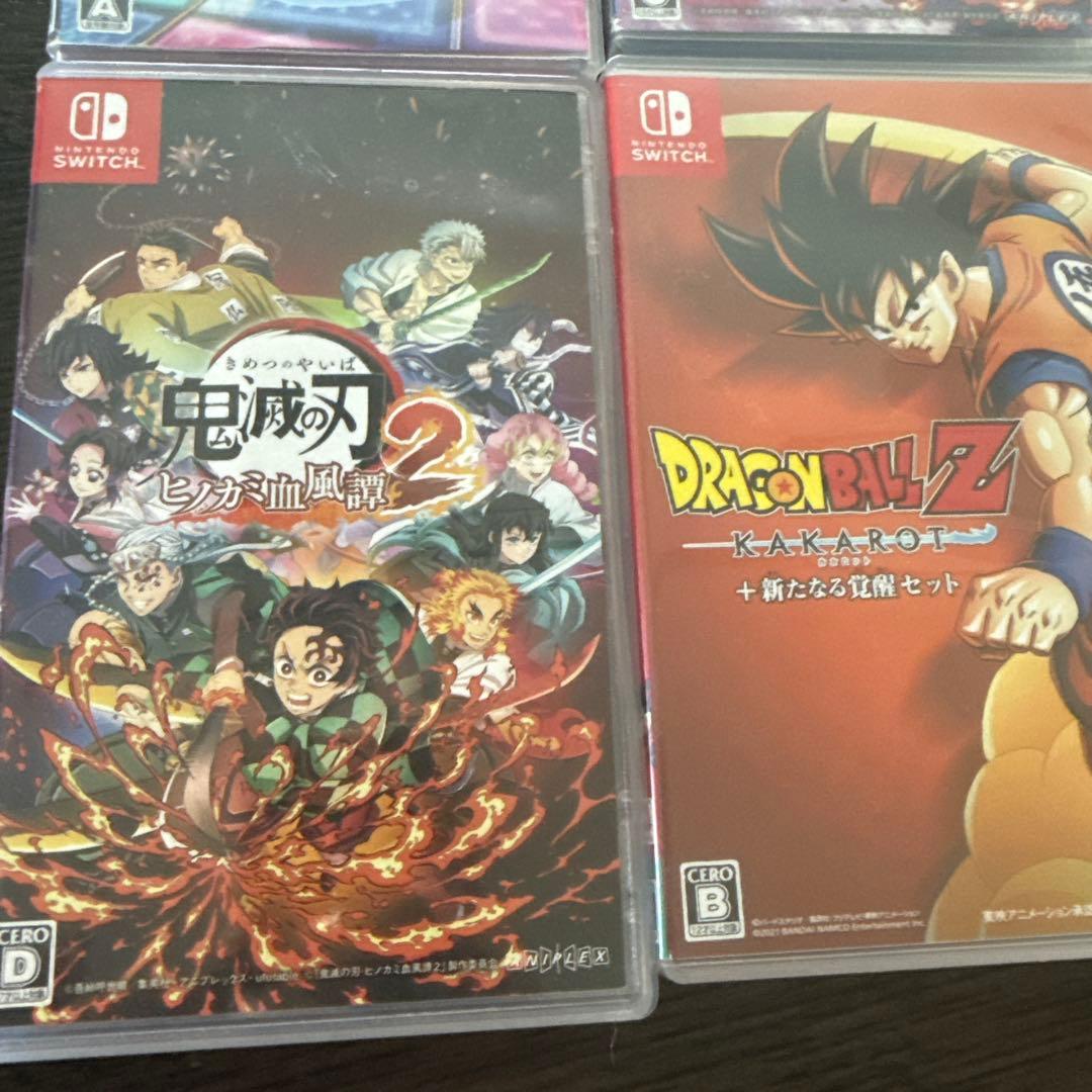 マリオカート8 デラックス & 鬼滅の刃 & ドラゴンボールZ 4本セット
