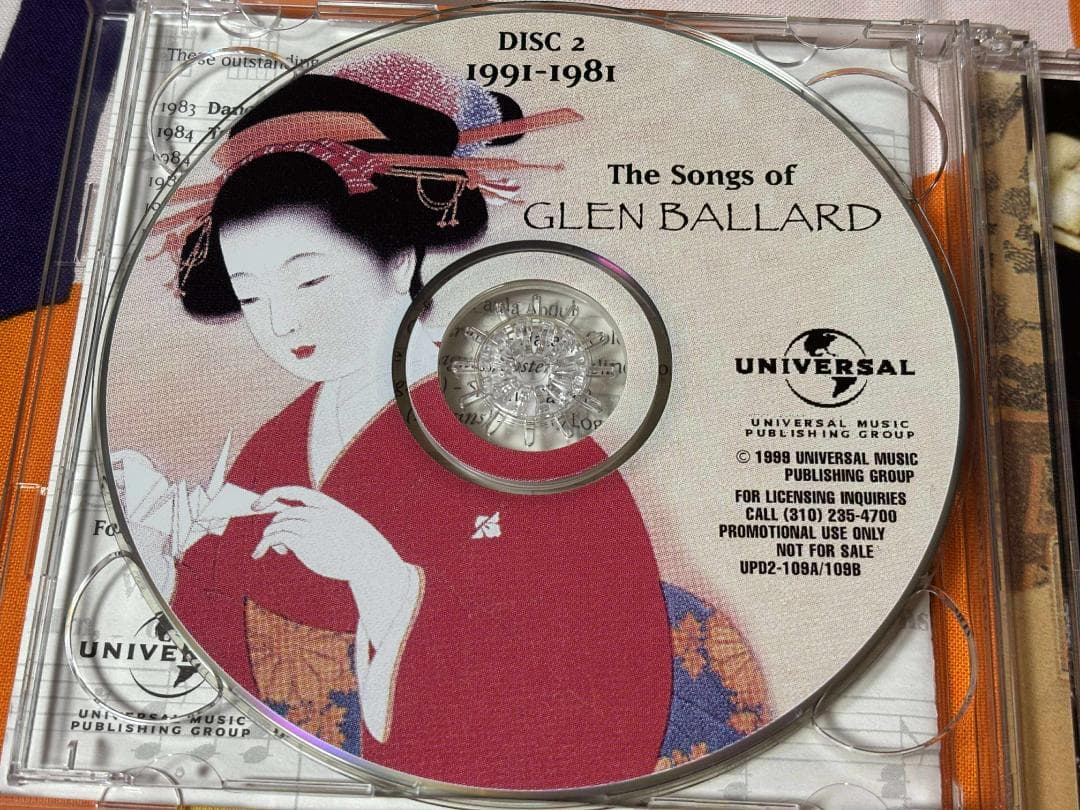 The Songs of Glen Ballard CD 非売品