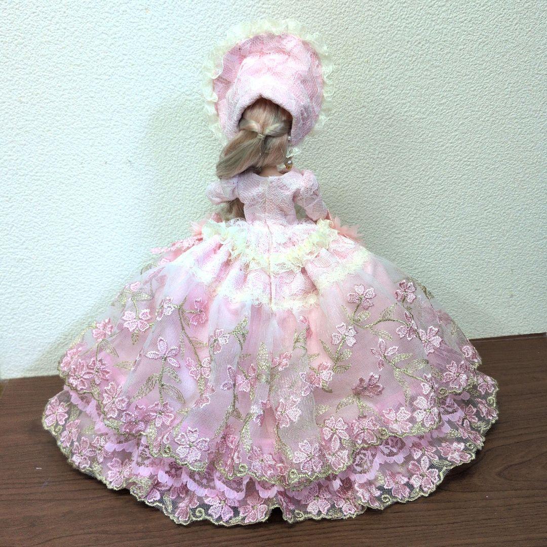 K*6様 ジェニーフレンド27cmドール服　桜レースのドレス